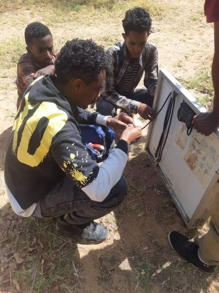  A4Store project of Mekelle University maintained damaged Solar Pumps donated by its predecessor A4Labs project